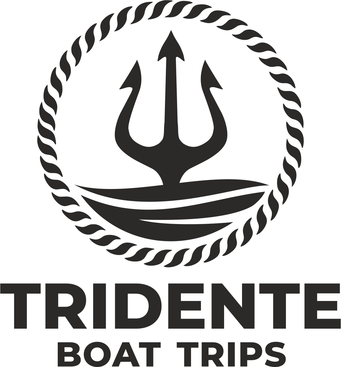 Tridente Boat Trips Official Logo Black